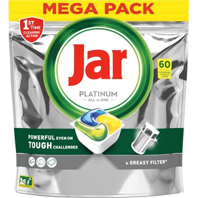 Jar platinum all in one 60 ks kapsule do umývačky riadov                        