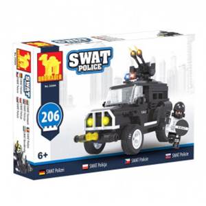 Stavebnica SWAT polícia 206 dielov, vek: 6+                                     