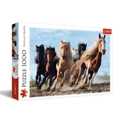 Puzzle 1000ks Cválajúce kone 68,3*48cm                                          