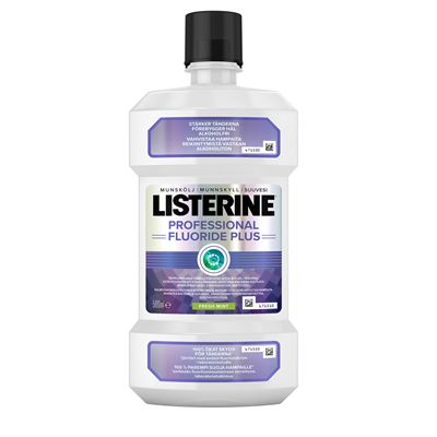 Listerine professional fluoride plus 500ml                                      
