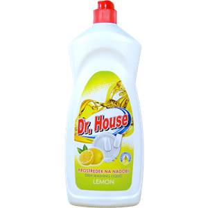 Dr. House prostriedok na umývanie riadov 1L citrón                              
