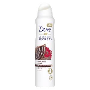 Dove deo raw cacao & hibiscus flower scent anti-perspirant 48 h                 