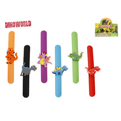 Náramok dinosaurus 21,5cm 6farieb                                               