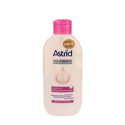 Astrid Aqua BIOTIC - Zjemňujúce čistiace pleťové mlieko - 200ml                 