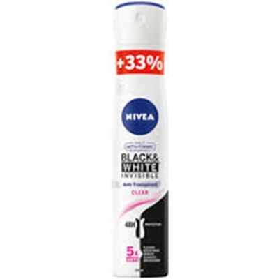 NIVEA Čiernobiely inv.Clear deodorant v spreji 200ml                            