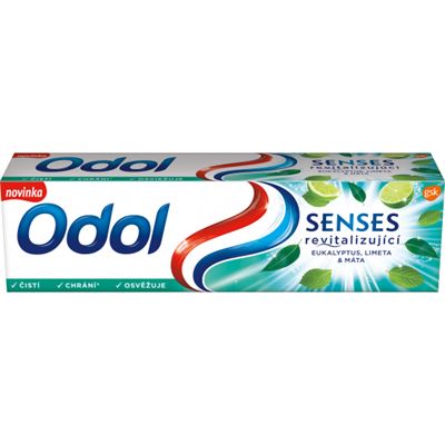 Odol senses zubná pasta revitalizujúca 75ml, eukalyptus,mäta, limetka           