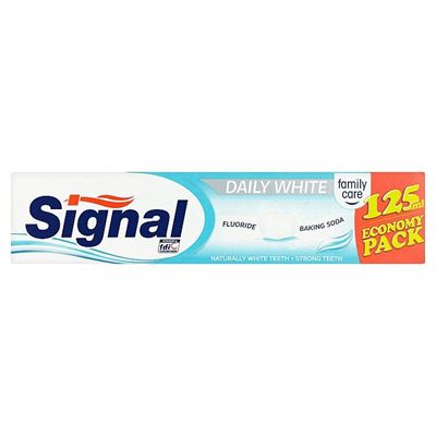 Signal daily white zubná pasta economy pack 125 ml                              