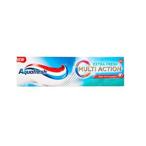 Aquafresh multi action extra fresh zubná pasta 75ml ochrana pred cukrom         