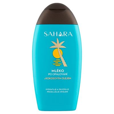 Sahara mlieko po opalovaní s kokosovým olejom 200ml hydratuje, ukludňuje        