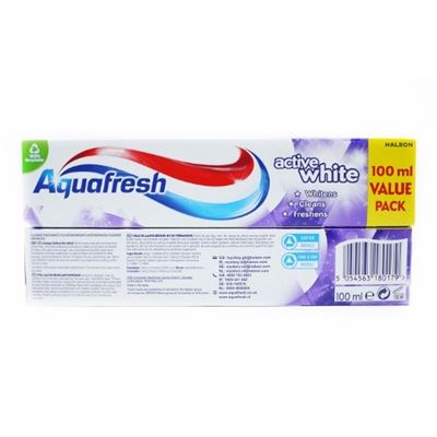 AQUAFRESH active White , bieliaca zubná pasta 100ml                             