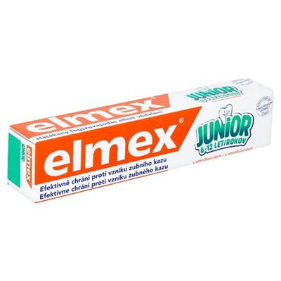 ELMEX JUNIOR ZUBNÁ PASTA 75ml 6-12 rokov                                        