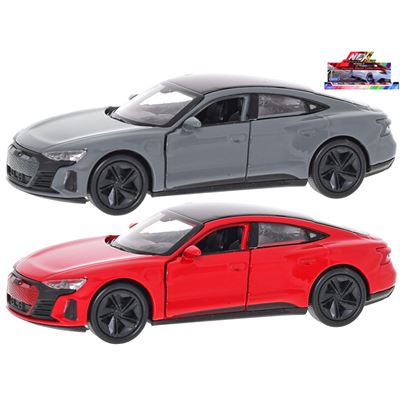 Auto Audi RS E-tron GT 12cm kov spätný chod 2farby                              