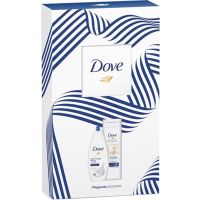 Dove darčeková kazeta, telové mlieko 250ml + sprchový gél 400ml                 