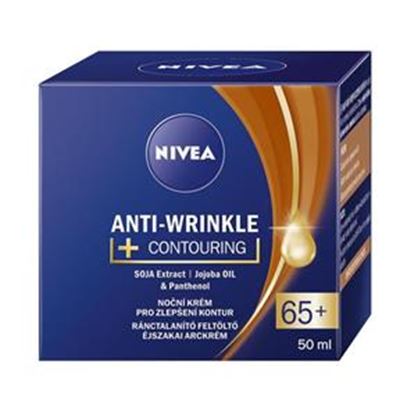 NIVEA Nočný krém pre zlepšenie kontúr 65+, 50 ml                                