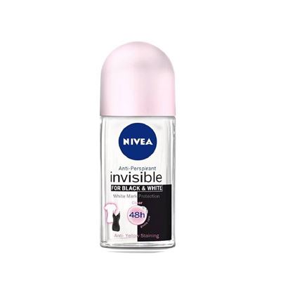 NIVEA WOMEN INVISIBLE BLACK&WHITE 48H CLEAR ANTYPERSPIRANT ROLL-ON 50ML         