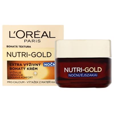 ĽORÉAL PARIS Nutri-Gold Night 50 ml výživný s materskou kašičkou                