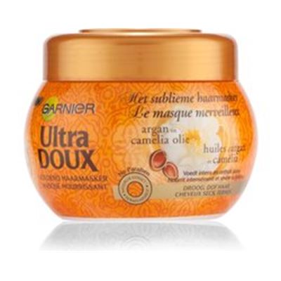 Garnier Ultra Doux  maska na vlasy - suché alebo matné vlasy - 300 ml           