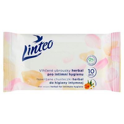 Linteo vlhčené utierky pre intímnu hygienu 10ks                                 