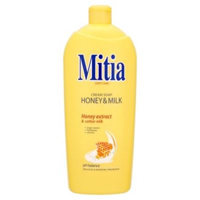 Mydlo Mitia Honey&Milk nahradna napln 1L                                        
