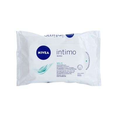 Nivea Intimo Mild, vlhčené obrúsky na intímnu hygienu 20 ks                     