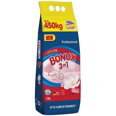 Bonux 7,5kg 100 praní magnolia na farebnú bielizeň                              