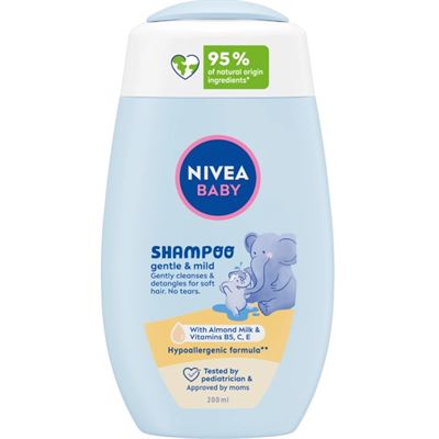 Nivea Baby Gentle & mild jemný šampón 200 ml                                    