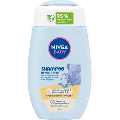 Nivea baby Shine Shampoo 200ml / Nivea detský šampón na citlivú pokožku         