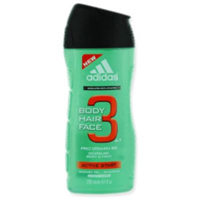 ADIDAS ACTIVE START SPRCHOVY GEL 250 ML 3v1 pre mužov                           