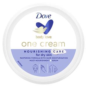 Dove Cream nourishing care 250 ml for dry skin, face, hands, body               