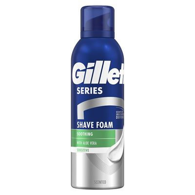 Gillette series pena na holenie s aloe vera na citlivú pokožku 200ml            