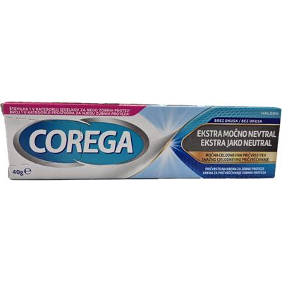 Corega fixačný krém extra silný 40 g neutral                                    