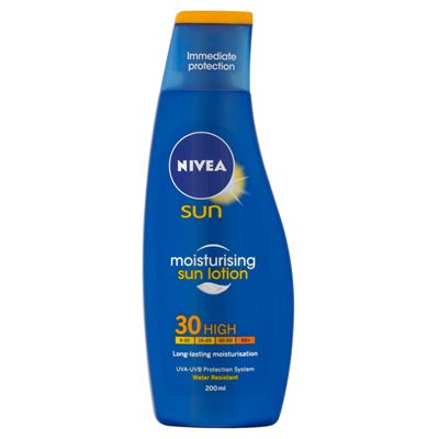 Nivea Sun ošetrujúce mlieko na opaľovanie OF30 100ml                            