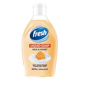 FRESH mydlo milk&honey náhradná náplň 1000ml                                    