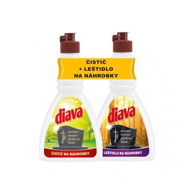 Diava čistič a leštidlo na náhrobky 2x 250ml                                    