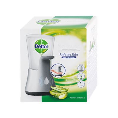 DETTOL Bezdotykový dávkovač mydla Aloe Vera 250 ml                              