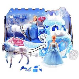Koník s kočiarom a princeznou ľadové kráľovstvo                                 