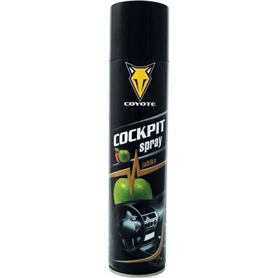 Coyote Cockpit sprej na čistenie interiéru auta 400 ml jablko                   