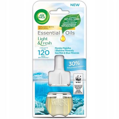Air Wick Electric náhradná náplň sea mist and blue minerals 19ml                