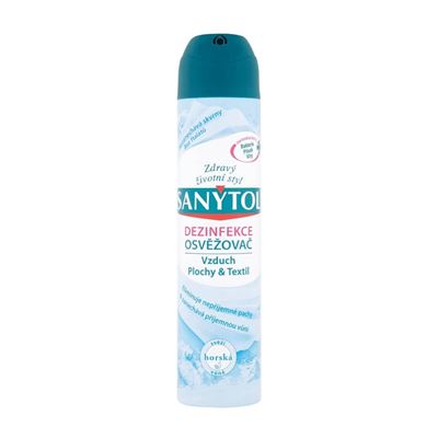 Sanytol Horská vôňa dezinfekčné osviežovač vzduchu na plochy a textil 300 ml    