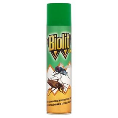 Biolit uni 400 ml univerzálny sprej proti plazivému aj lietajúcemu hmyzu        