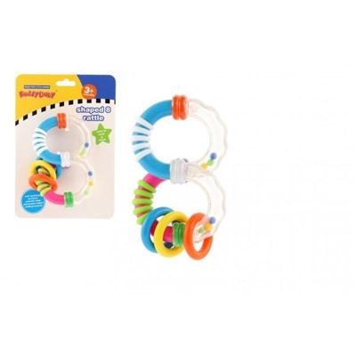 HRKÁLKA/HRYZÁTKO V TVARE 8 PLAST 12CM NA KARTE 3M+    691                       