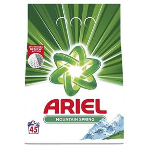 Ariel prací prášok mountain spring 45 praní 3.375kg                             