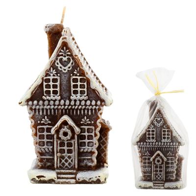 Sviečka perníková chalúpka malá 8,5x14cm                                        