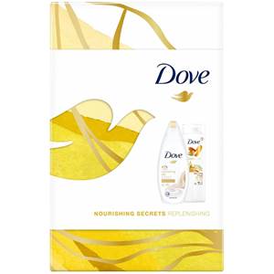 Dove darčekový set Nourishing Silk Shower gel 250ml + Body milk 250 ml          