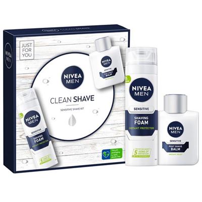 Nivea darčekový set sensitiv for men pena na holenie a balzam                   