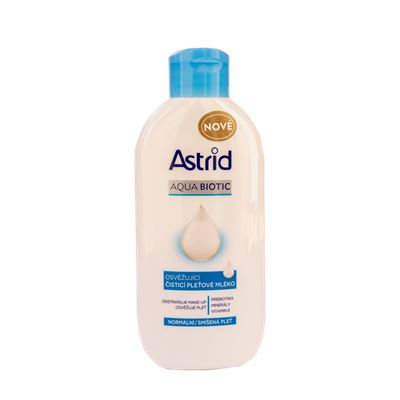 Astrid Aqua BIOTIC - Osviežujúce čistiace pleťové mlieko - 200ml                