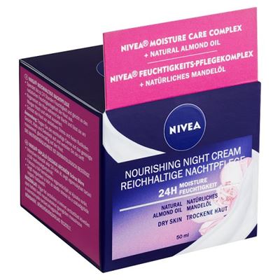 Nivea Výživný nočný krém pre suchú až citlivú pleť 50 ml                        