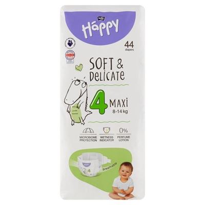 Bella Happy detské plienky "4" Maxi 8-18kg 44ks                                 