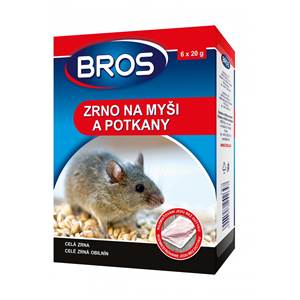 Bros zrno na myši a potkany 6 * 20 g                                            