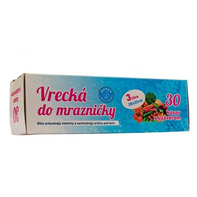 Vrecko do mraznicky 3L 25x32 cm / 30 ks                                         